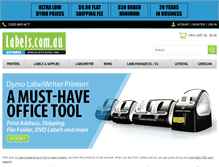 Tablet Screenshot of labels.com.au